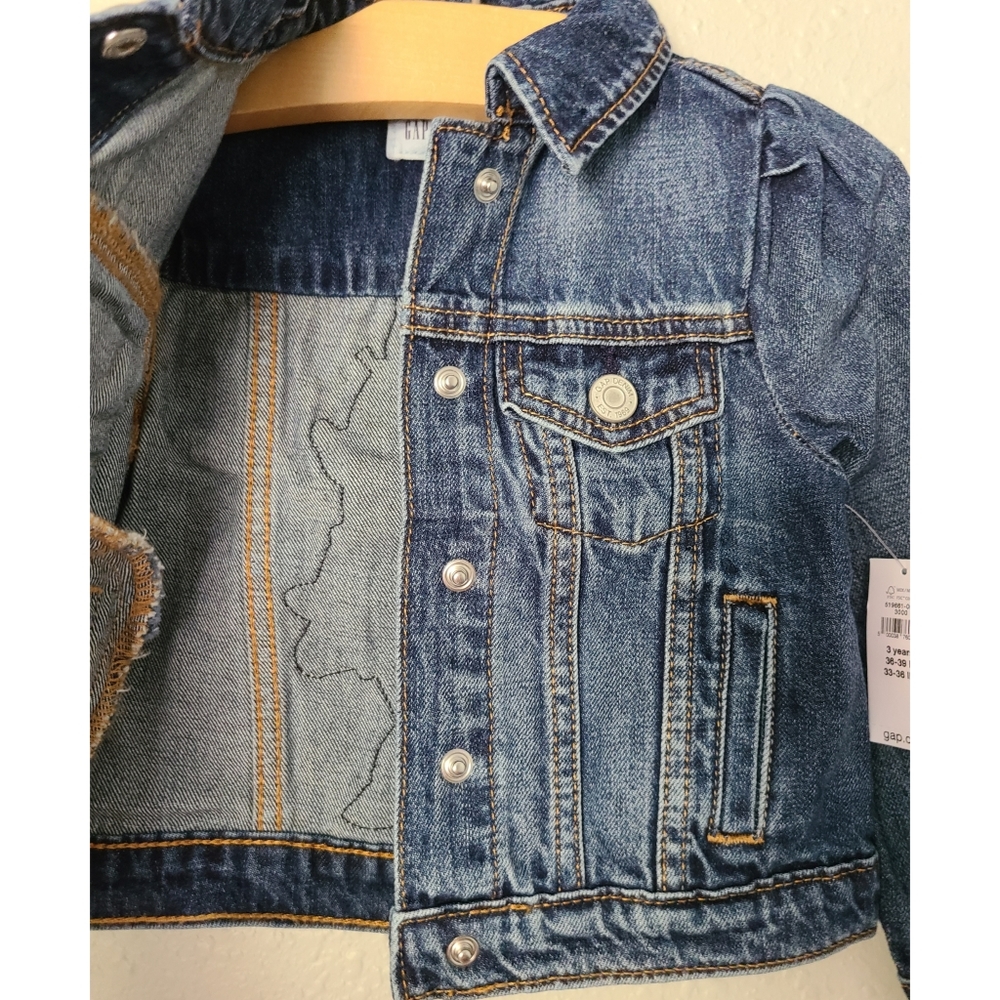 Baby Gap Minnie Mouse Denim Jacket - Picture 3 of 3